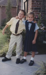 Luke and Kellie Kittinger - Back to School 2001